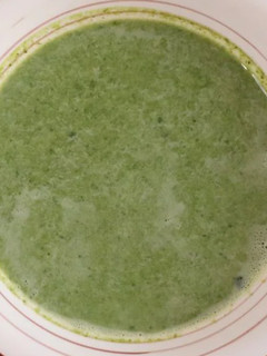 A picture of My Favorite Asparagus and Spinach Soup.