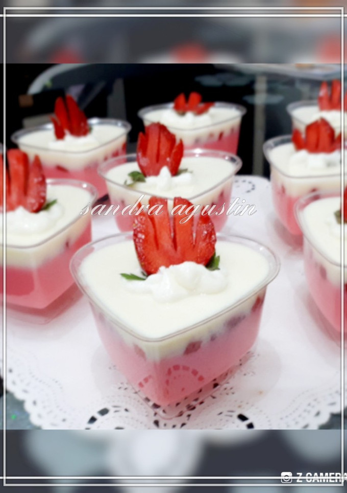Foto resep Strawberry soft jelly