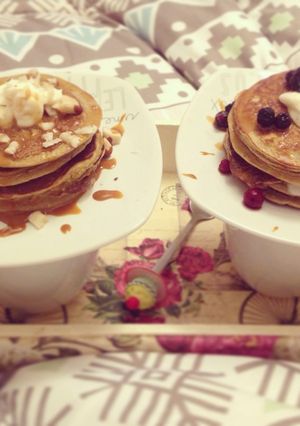 Una foto de Pancakes de banana