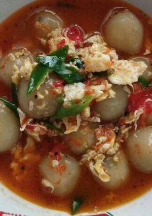 Foto resep Cilok kuah mercon 😈😈