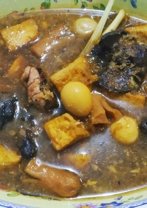 Foto resep Semur campur sari (ati, ampela, sosis, telur puyuh, tahu)