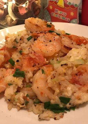 A picture of Happy New Year Healthy but Tasty Dish.