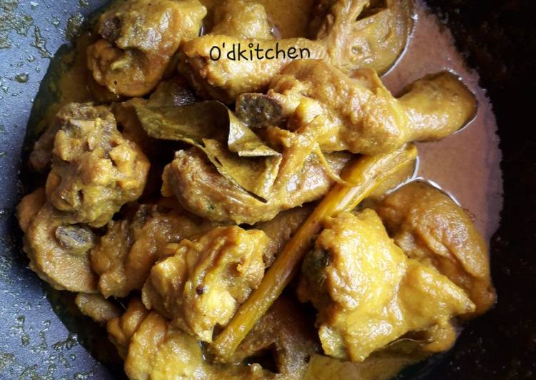 Resep Ayam ungkep bumbu kuning, Enak