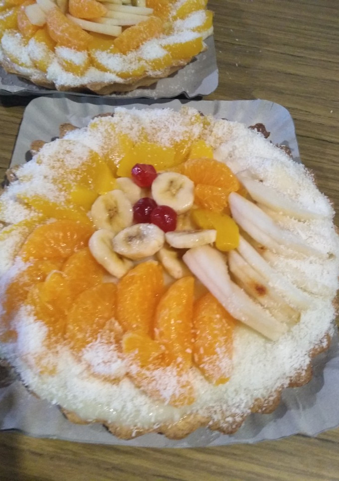 Una foto de Tarta de frutas frescas