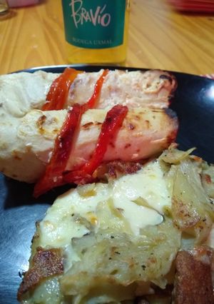 Una foto de Tacos con crocante de papas