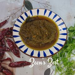 Andhra Gongura Chutney A picture of Andhra Gongura Chutney.