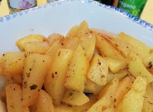 Una foto de Patatas cajún al microondas