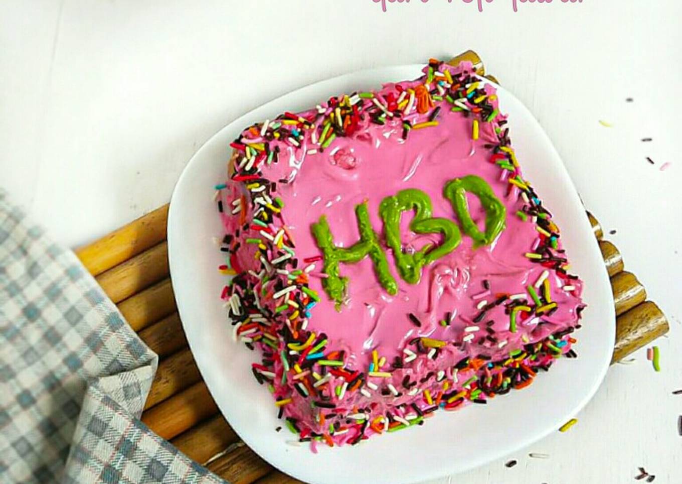 Kue Ulang Tahun dari Roti Tawar