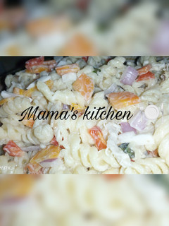 Macaroni salad ainihin hoton girkin