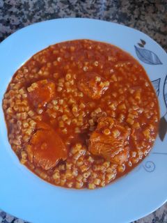 صورة لوصفة مقرونة جارية