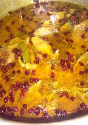 عکسی از دستور خوراک خروس محلی