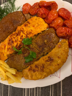 عکسی از دستور کباب تابه ای مرغ و گوشت