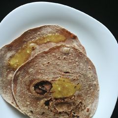 A picture of Ragi millet chapathi.