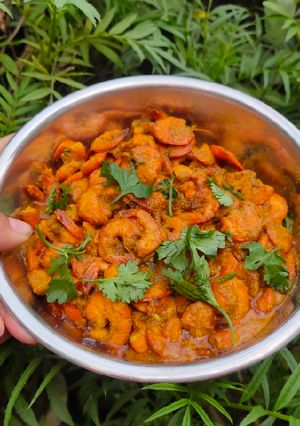 সর্ষে পোস্ত চিংড়ি (Shorse posto prawn recipe in bengali) রেসিপির প্রধান ছবি