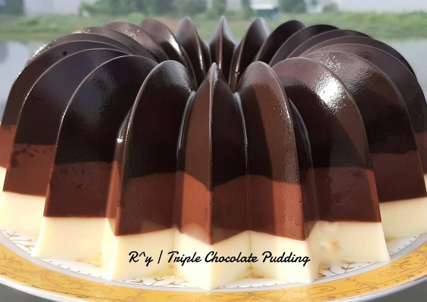 Triple chocolate Pudding