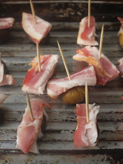 Una foto de Castañas con bacon