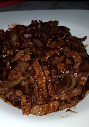 Foto resep Daging sapi lada hitam #KitaBerbagi