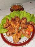 Coriander Fried Chicken Wings/ Sayap Ayam Goreng Ketumbar