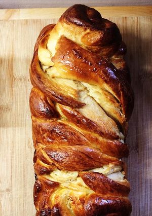 Une photo de Brioche tressée vanillé