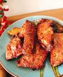 Sườn phơi một nắng.  Hoặc ba rọi điều được