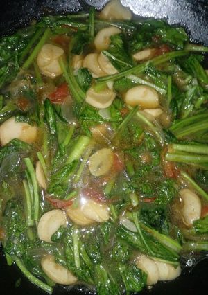 Foto resep 3. Oseng Sawi Bakso Ikan