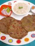 Bottle Gourd Ka Paratha With Smoky Sannata Raita = A UP - Bihar Special