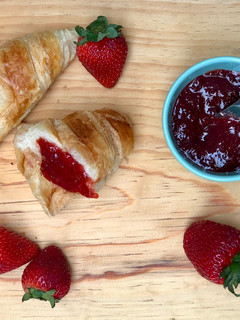 Una foto de Mermelada de fresas