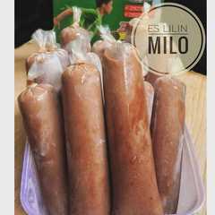 A picture of Es lilin MILO simple sehat.