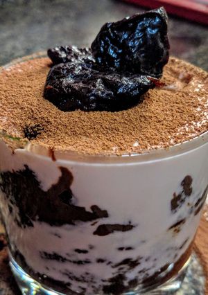 Una foto de TIRAMISÚ🥧Con Muffins de Cocoa y Nuezmoscada...!