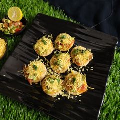 A picture of Mango sev puri.