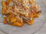 Una foto de gnocchi de calabaza