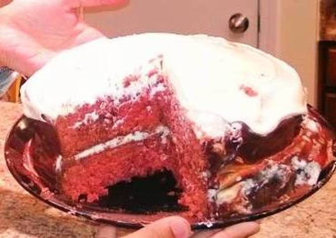Red Velvet Chocolate Ganache Cake recipe main photo