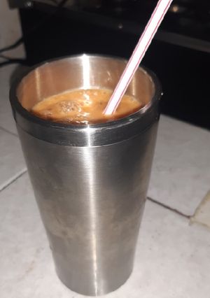 Una foto de Batido de papaya