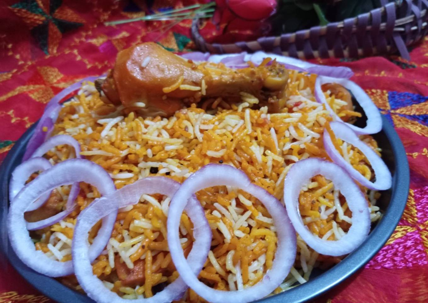 Spicy chicken dam Biryani