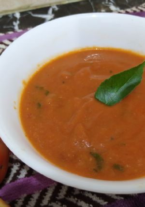 A picture of Steamed Tomato sauce.