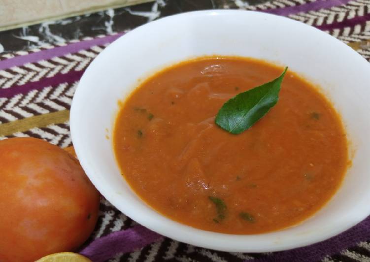 Simple Way to Prepare Ultimate Steamed Tomato sauce