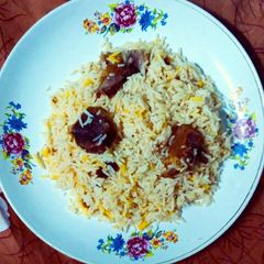 A picture of Mutton Yakhni pulao.