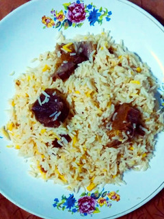 A picture of Mutton Yakhni pulao.