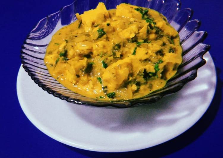 Recipe of Homemade Lasooni Methi Paneer