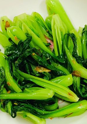 Hình của món Cải thìa xào tỏi.