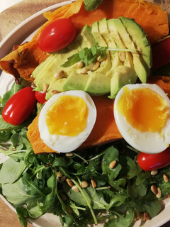 Une photo de Patate douce farcie