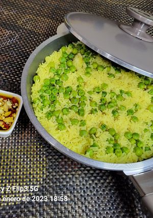 Una foto de Arroz Parboil con Arvejas 🧑🍳