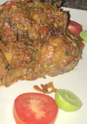 A picture of Peppered Chicken.