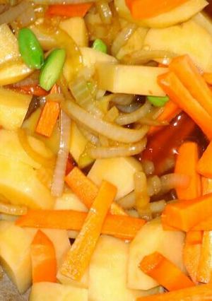 Foto resep Tumis kentang pete