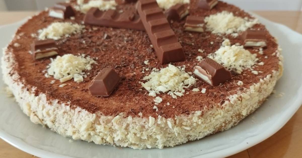 Tarta de Kinder chocolate Receta de Elena Cookpad