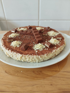 Una foto de Tarta de Kinder chocolate