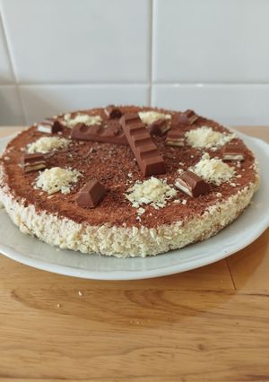 Una foto de Tarta de Kinder chocolate
