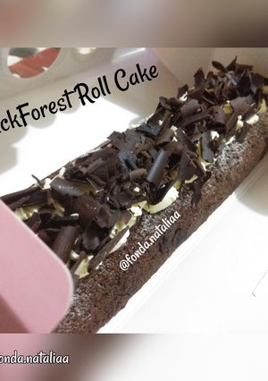 Foto resep Black Forest Roll Cake