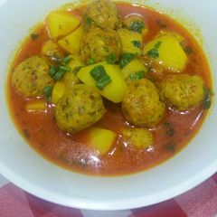 Chicken kofta A picture of Chicken kofta.
