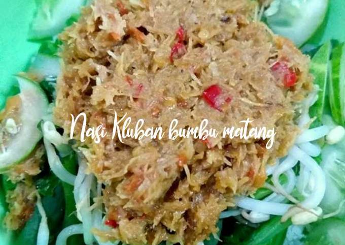 Nasi Kluban Bumbu Matang